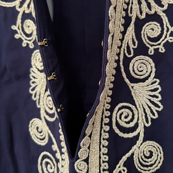 Lilly Pulitzer Carlotta Stretch Shift Dress in True Navy - Picture 6 of 9